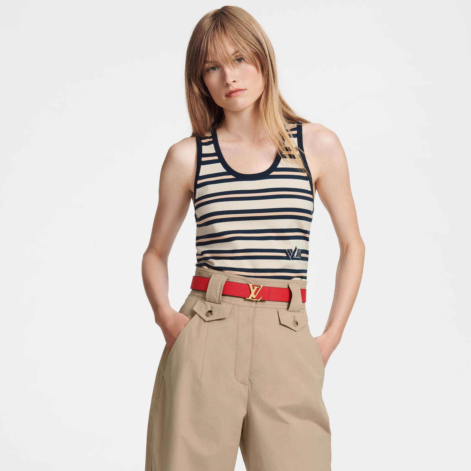 Thắt Lưng Hai Mặt LV Initiales 30MM Monogram in Đồ Nữ