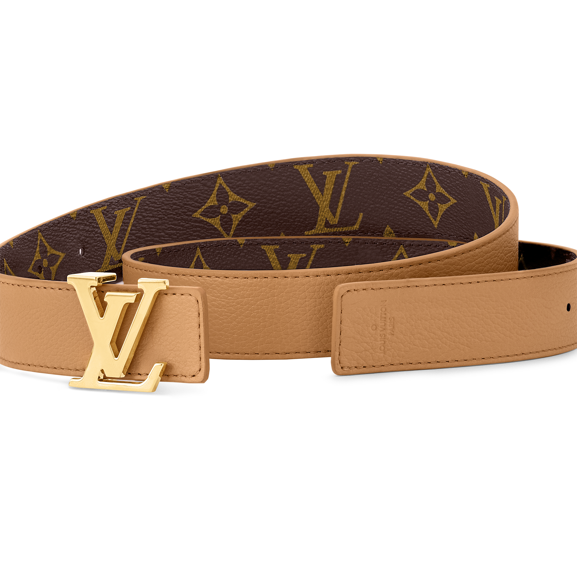 Thắt Lưng Hai Mặt LV Initiales 30MM Monogram in Đồ Nữ