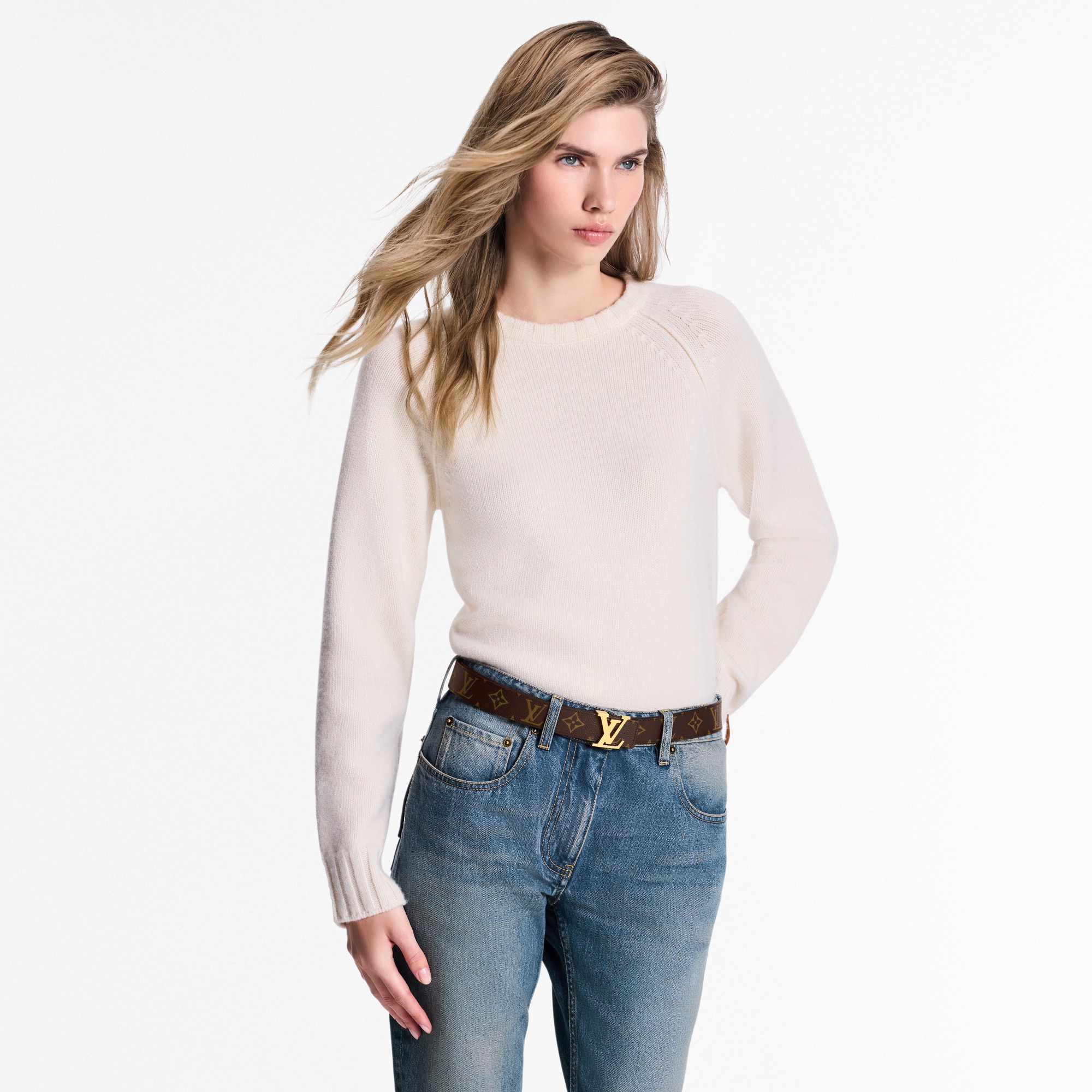 Thắt Lưng Hai Mặt LV Initiales 30MM Monogram in Đồ Nữ