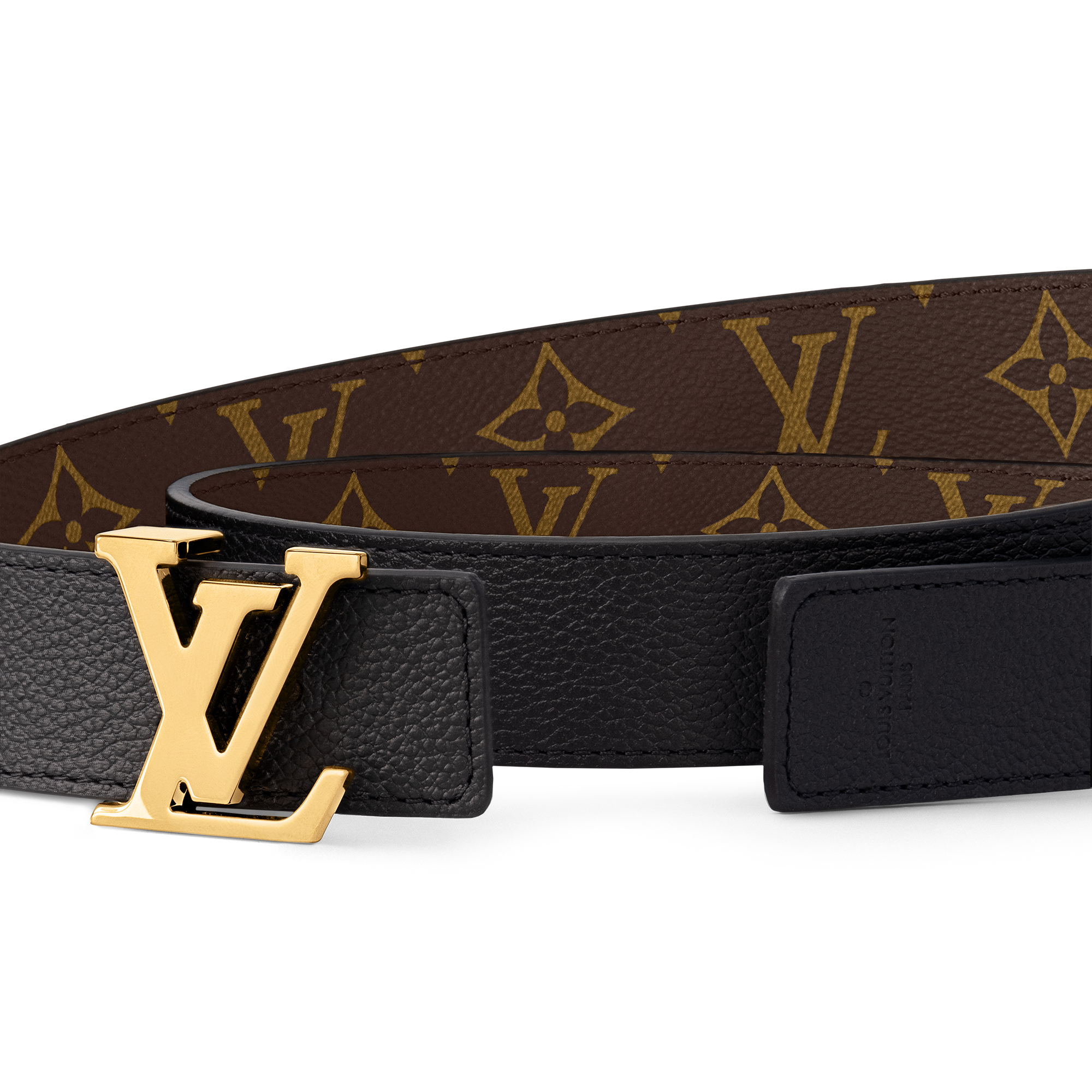 Thắt Lưng Hai Mặt LV Initiales 30MM Monogram in Đồ Nữ