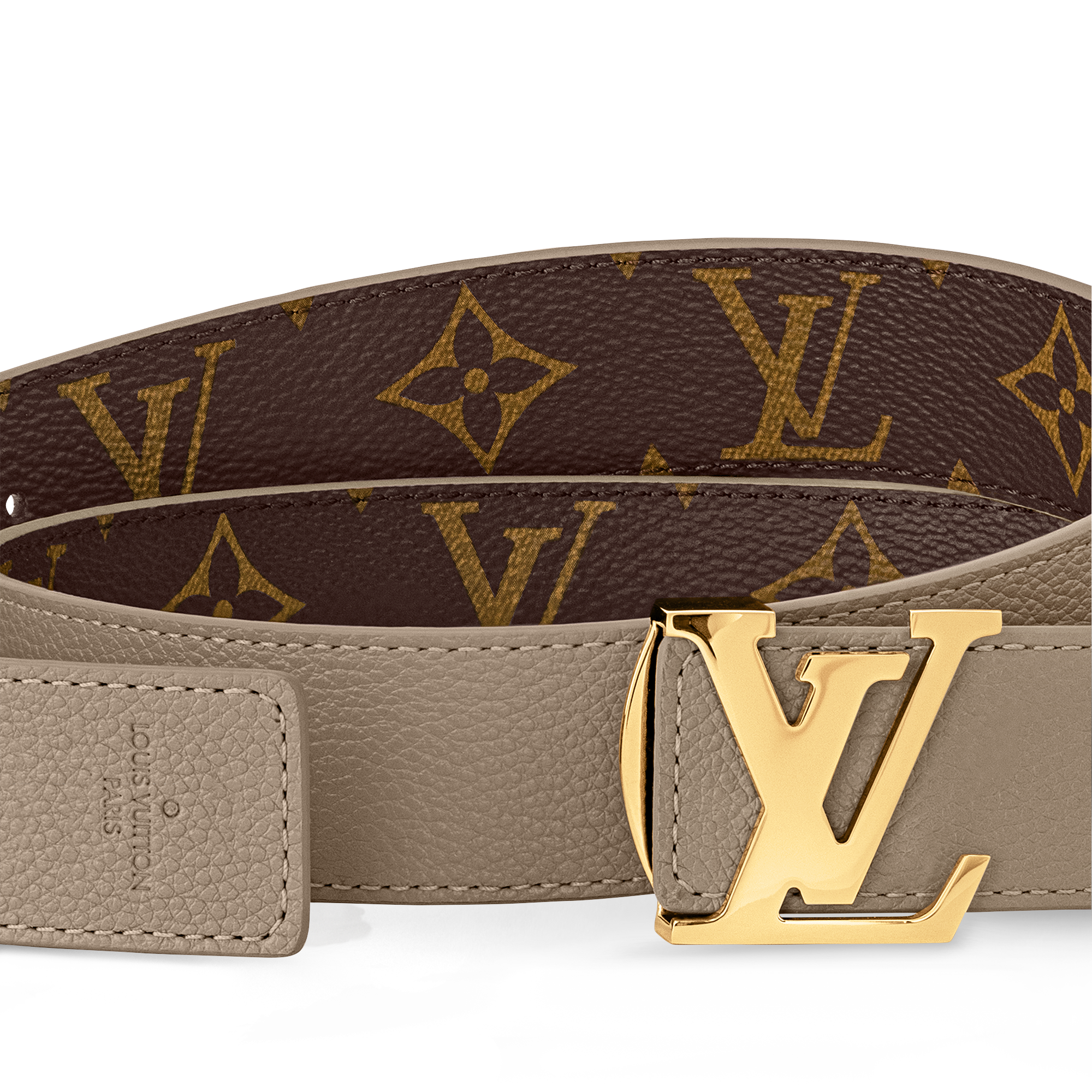 Thắt Lưng Hai Mặt LV Initiales 30MM Monogram in Đồ Nữ