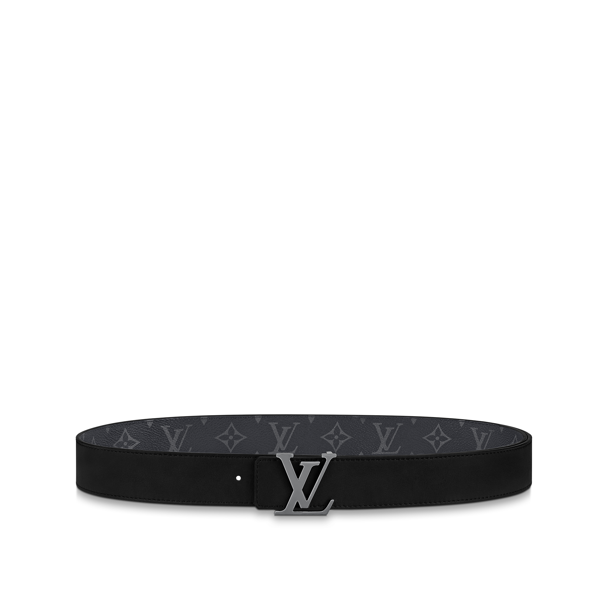 Thắt Lưng Hai Mặt LV Initiales 35MM Monogram Eclipse in Đồ Nam