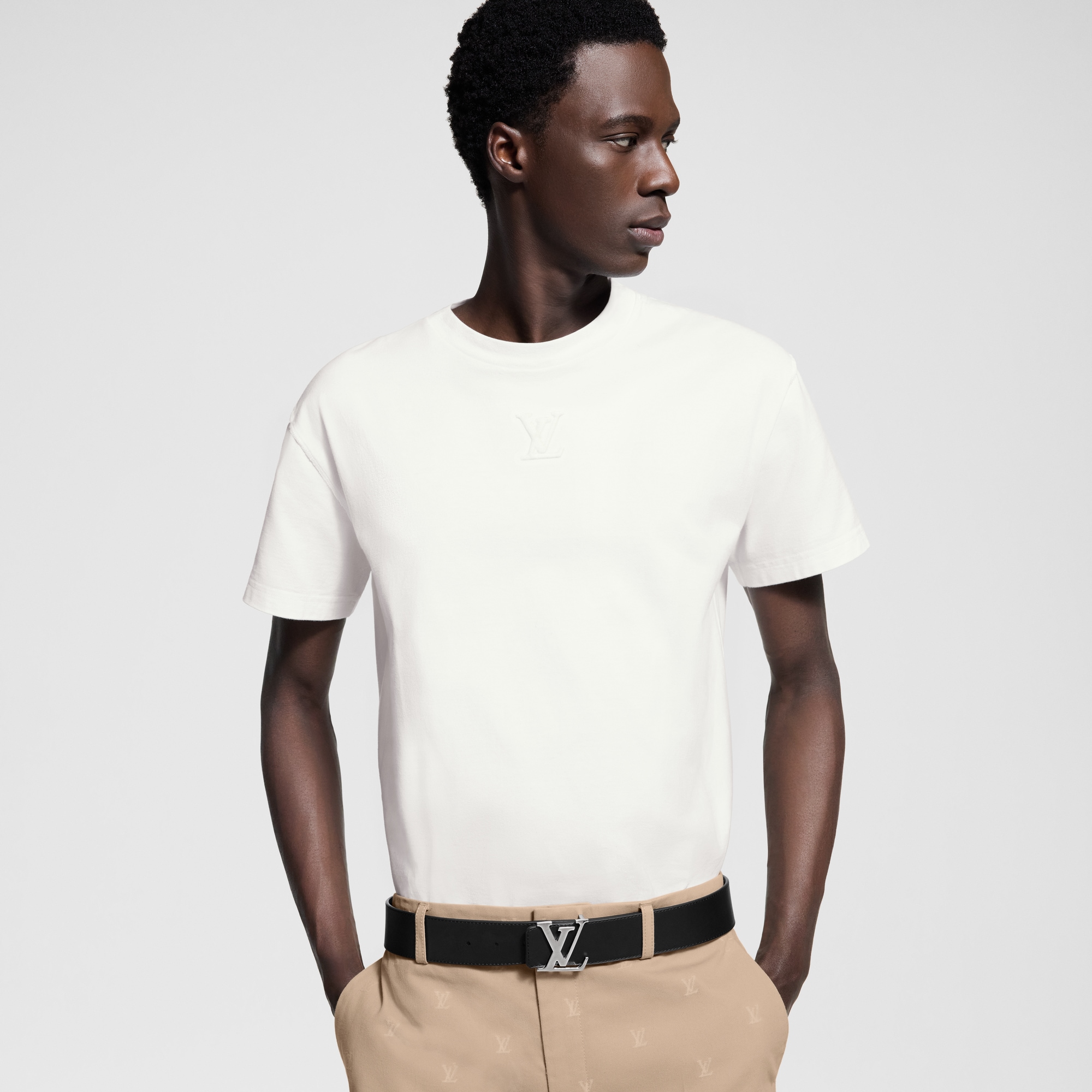 Thắt Lưng Hai Mặt LV Initiales 40MM Monogram Macassar in Đồ Nam