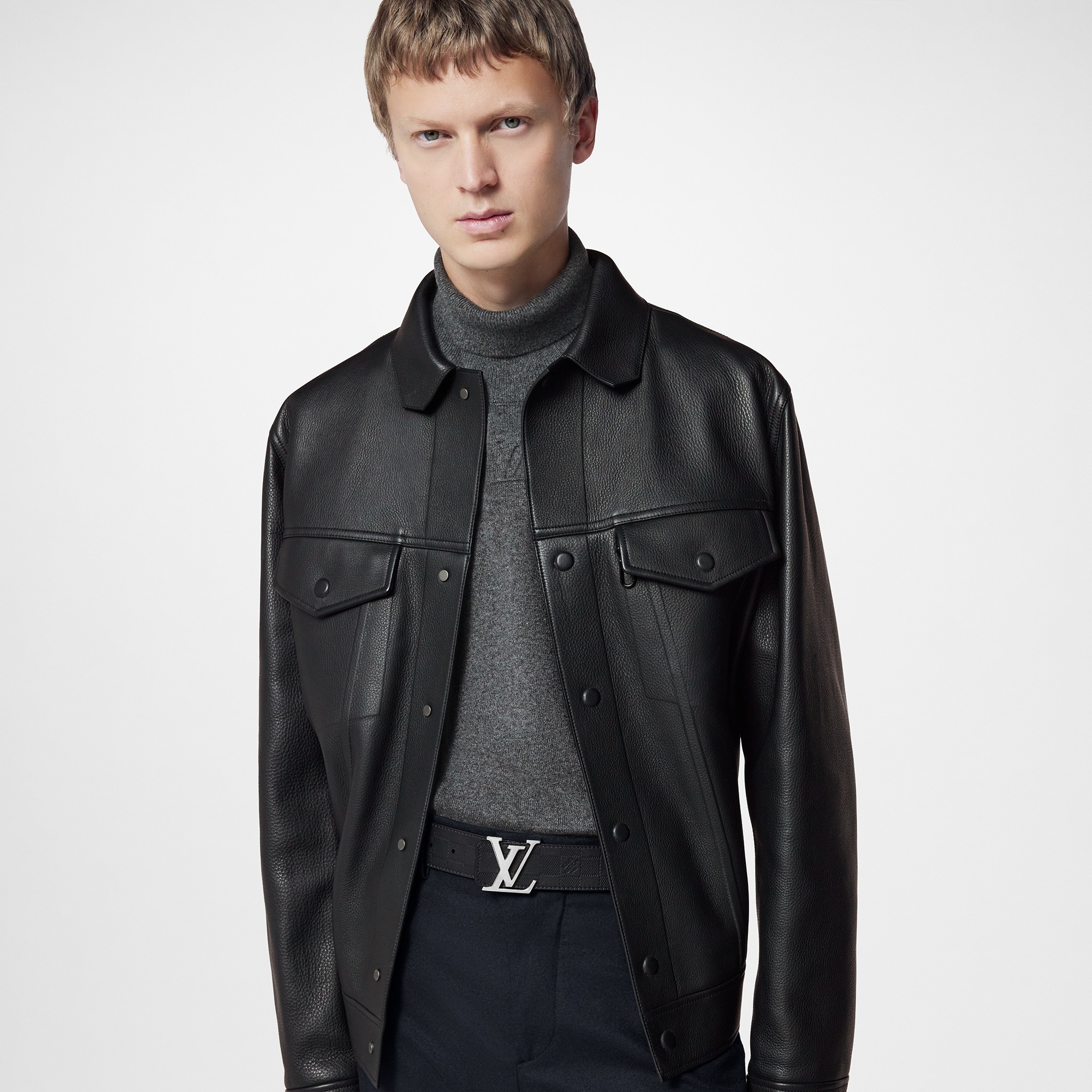 Thắt Lưng Hai Mặt LV Initiales 40MM Damier Infini in Đồ Nam