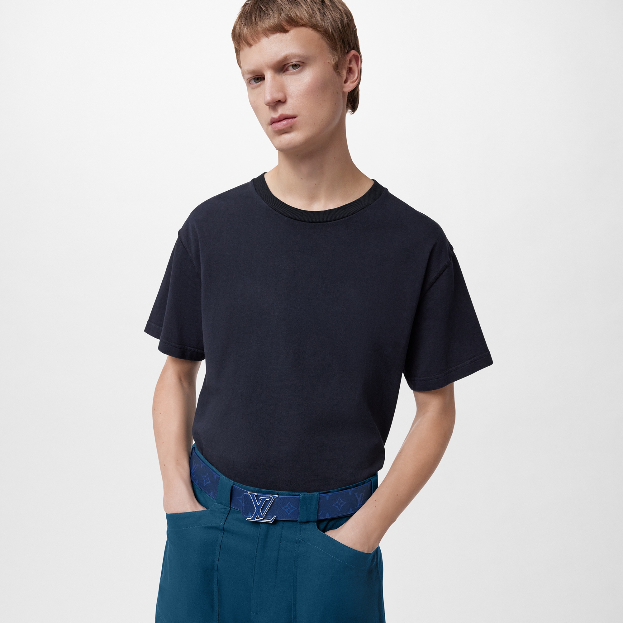 Thắt Lưng Hai Mặt LV Initiales 40MM Taigarama in Đồ Nam