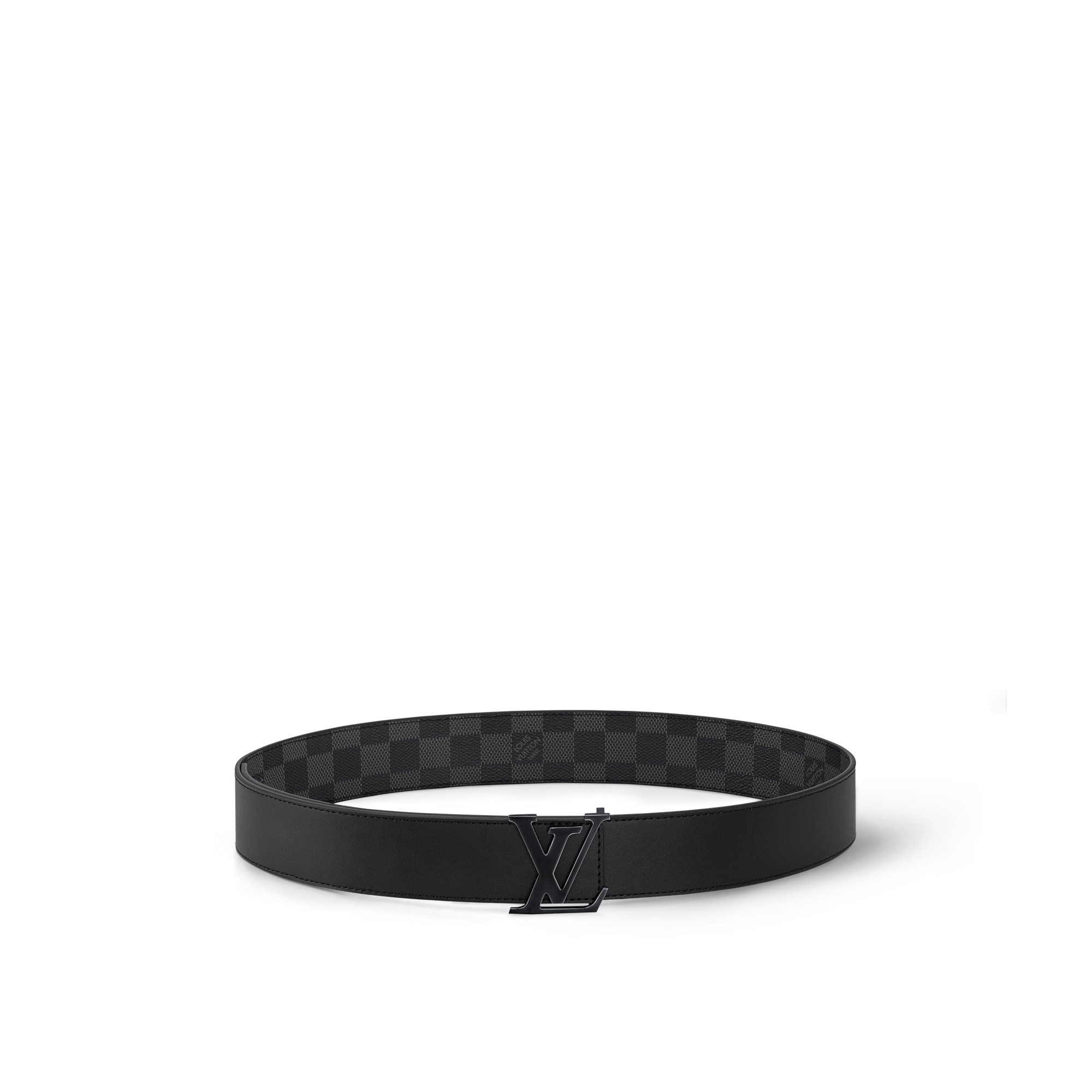 Thắt Lưng Hai Mặt LV Initiales 40MM Damier Ebene in Đồ Nam