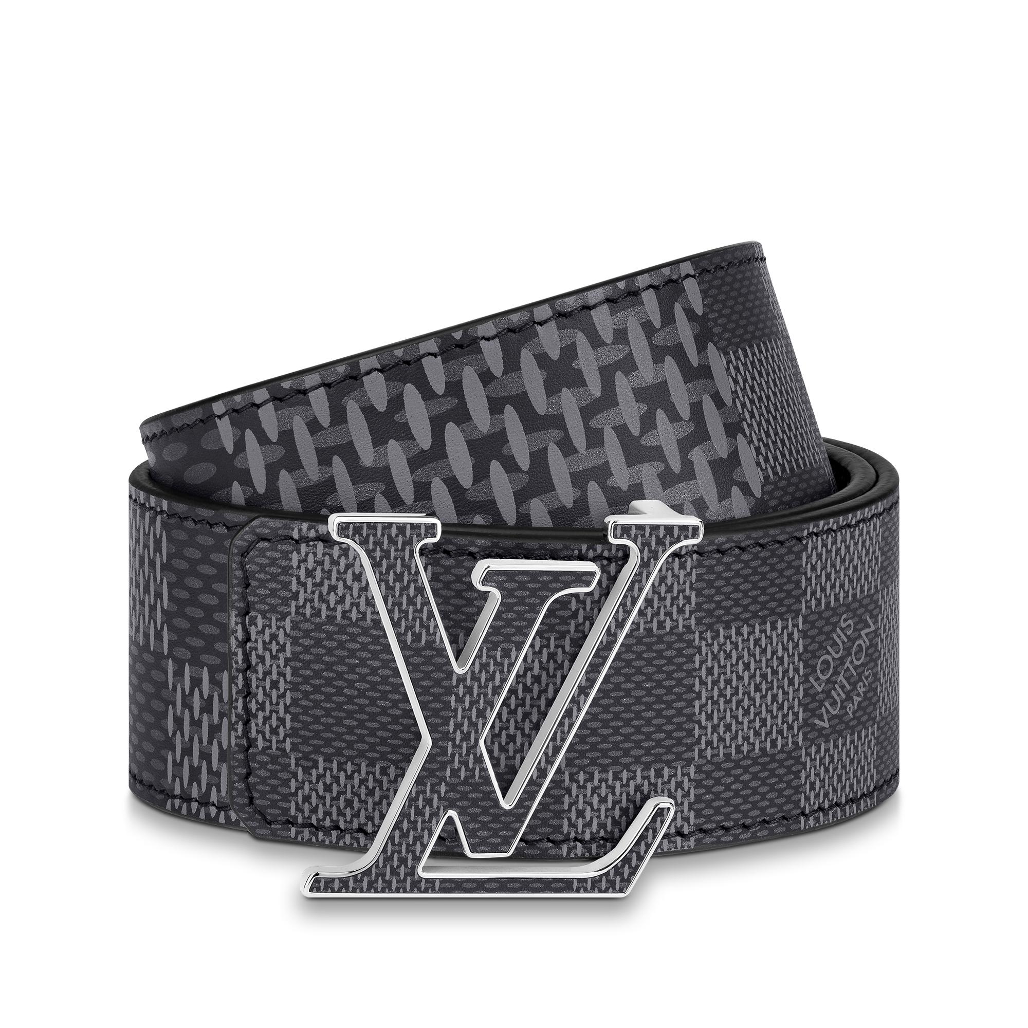 Thắt Lưng Hai Mặt LV Initiales 40MM Damier Infini in Đồ Nam