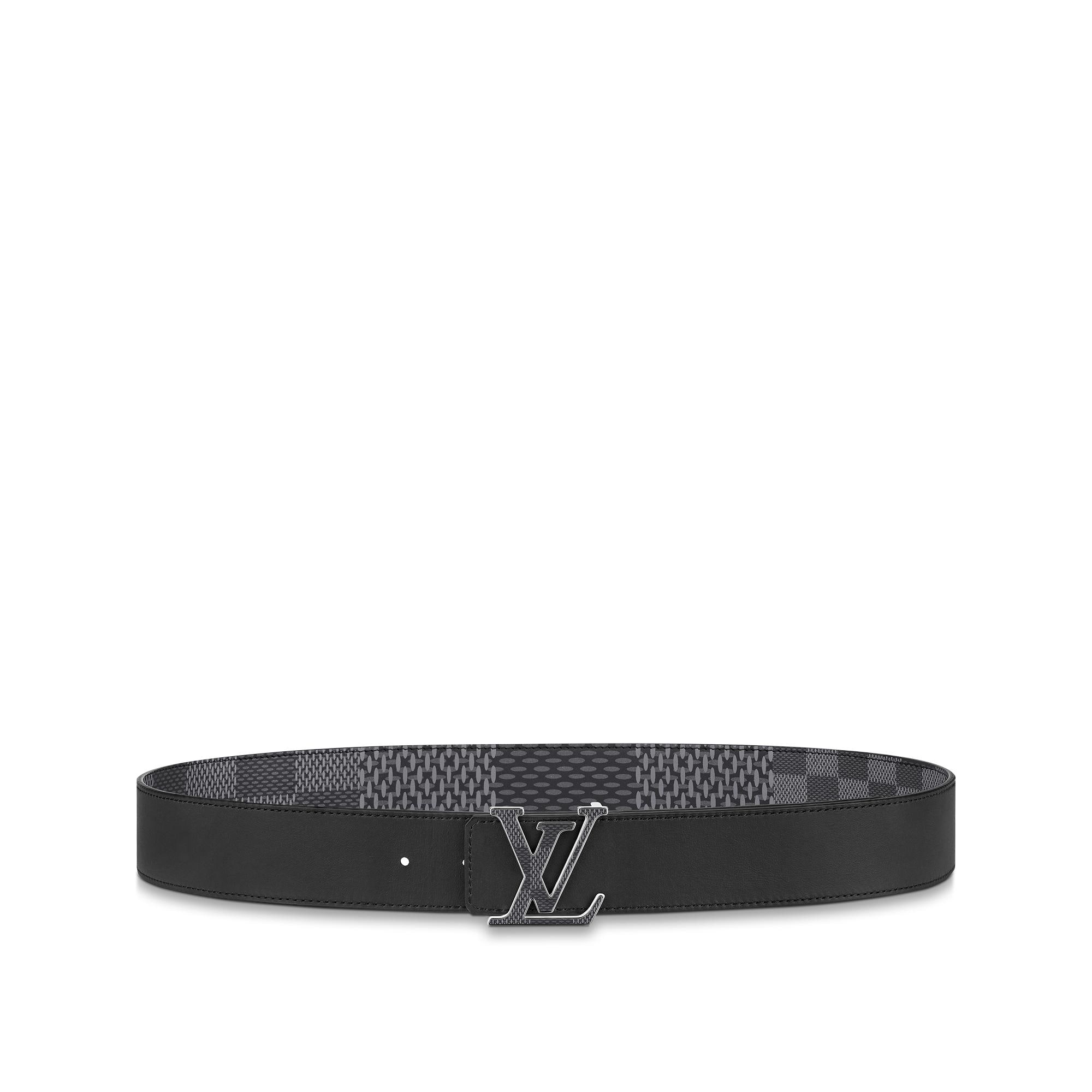 Thắt Lưng Hai Mặt LV Initiales 40MM Damier Infini in Đồ Nam