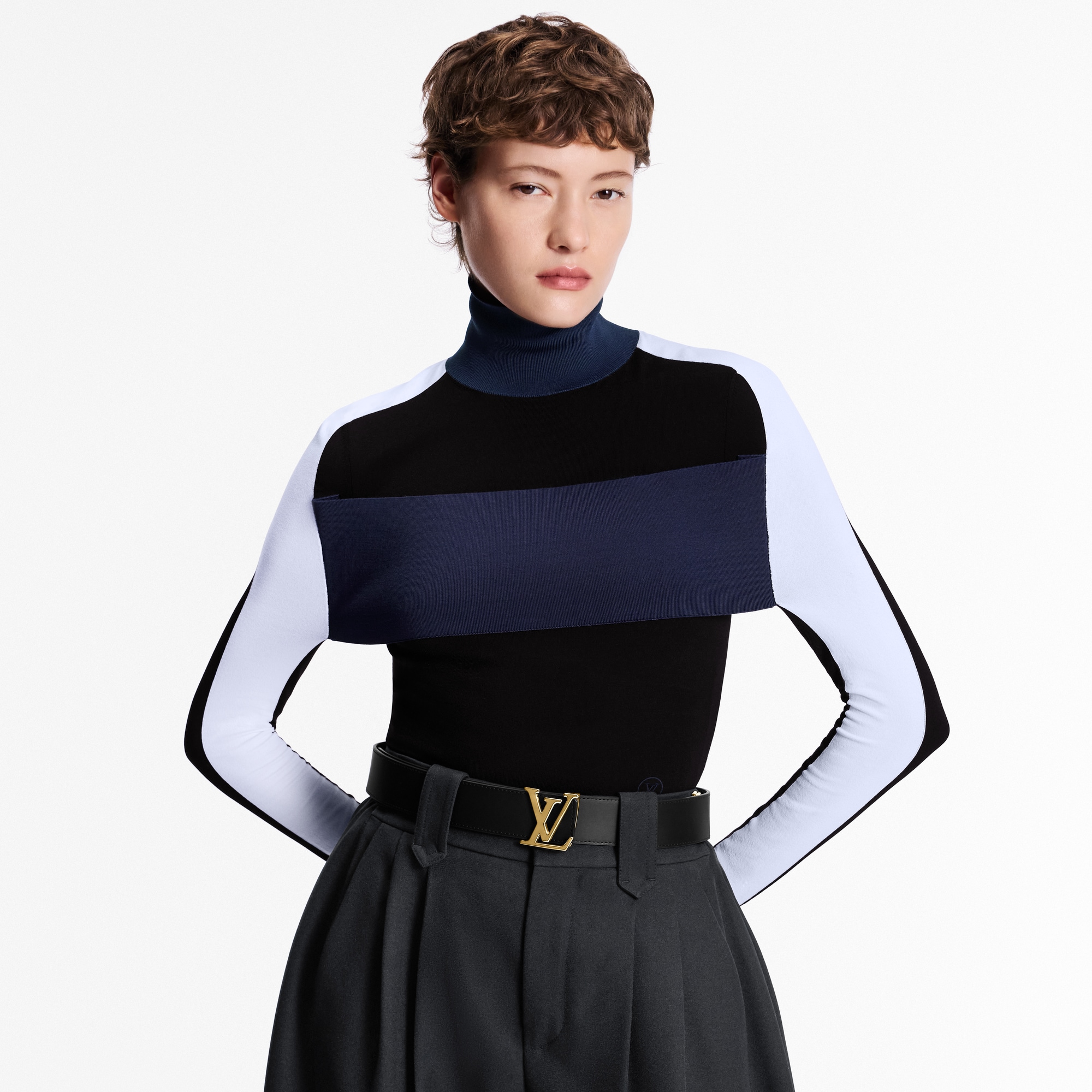 Thắt Lưng Hai Mặt LV Initiales 40MM Monogram in Đồ Nữ