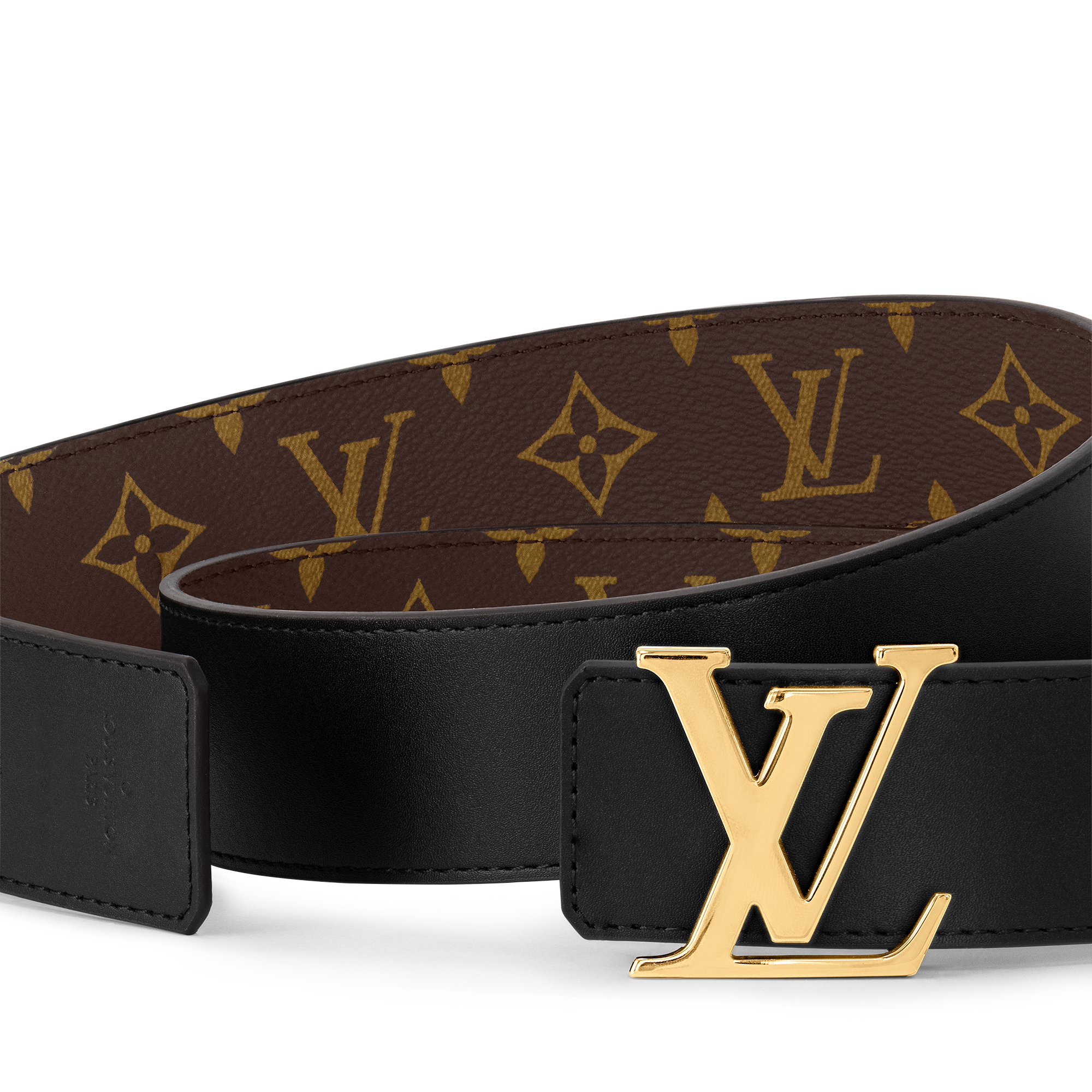 Thắt Lưng Hai Mặt LV Initiales 40MM Monogram in Đồ Nữ