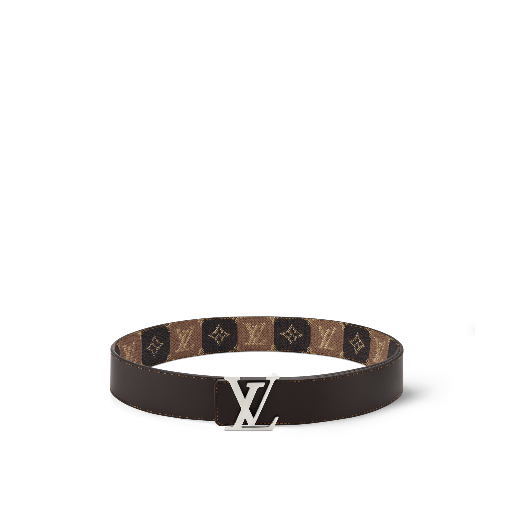 LV Initiales College Monogram Heritage 40mm Reversible Belt  in Đồ Nam