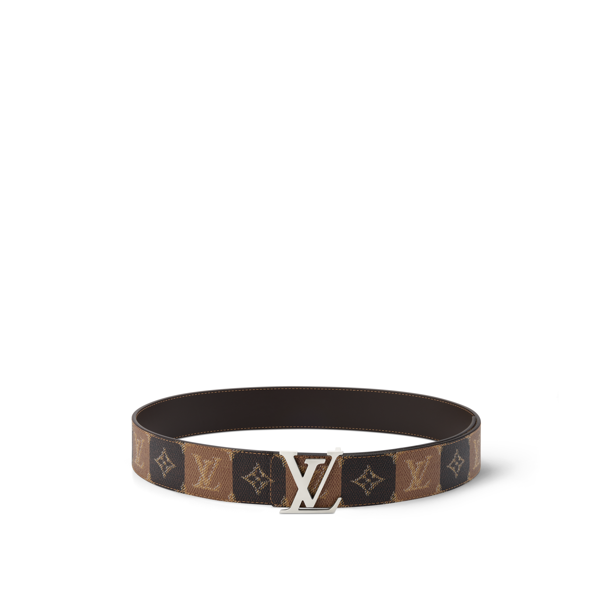 LV Initiales College Monogram Heritage 40mm Reversible Belt  in Đồ Nam