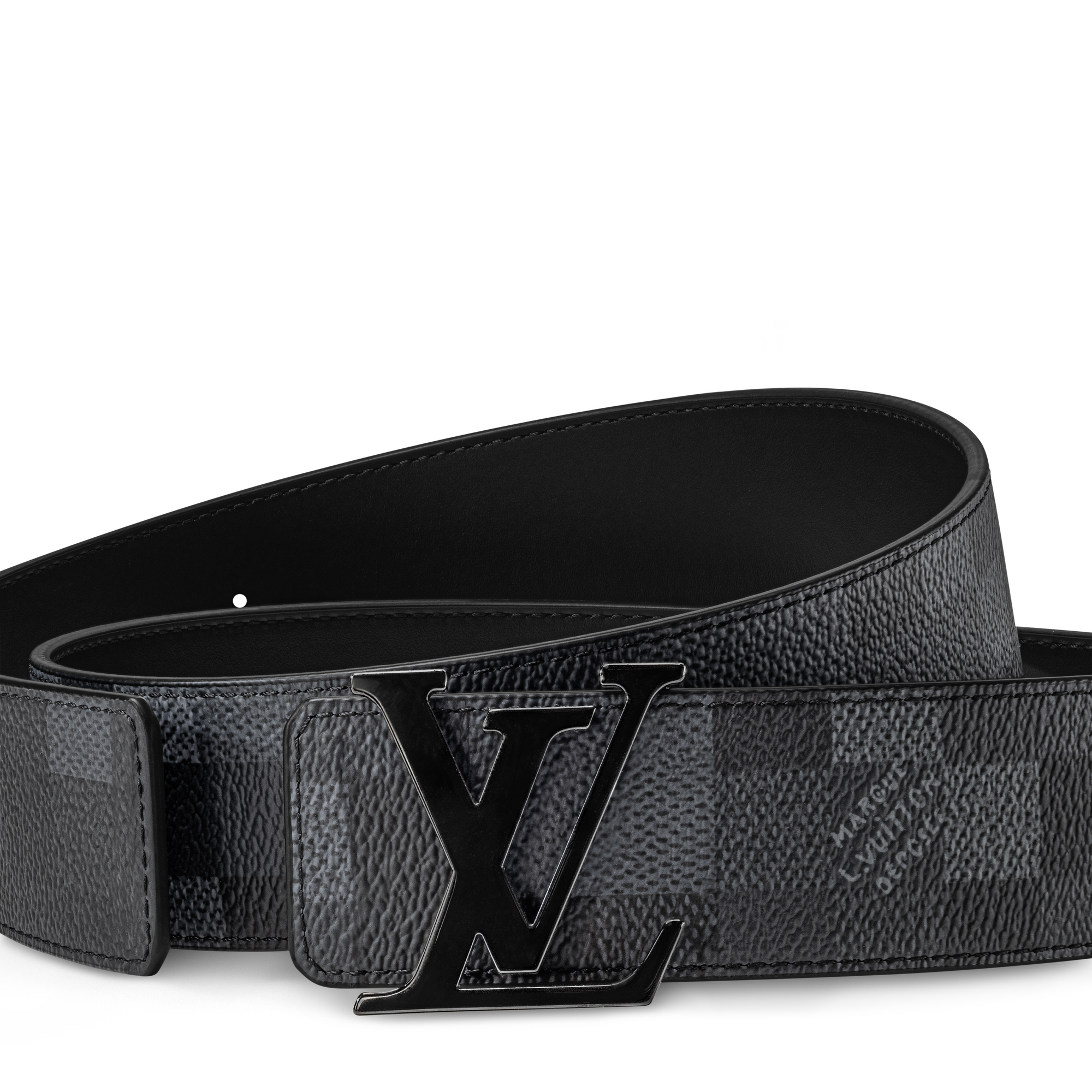 Thắt Lưng Hai Mặt LV Initiales Damoflage 40MM D16 in Đồ Nam