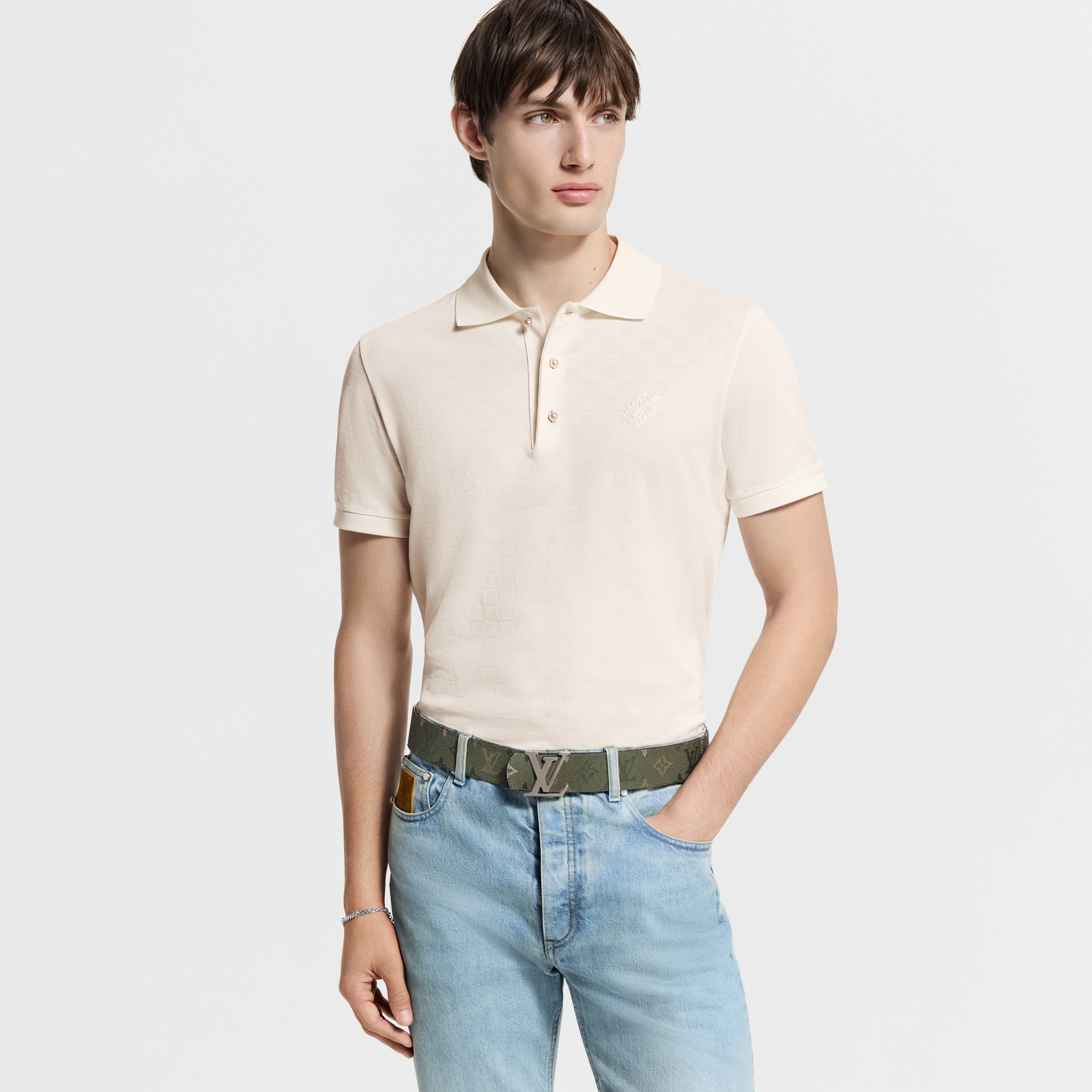 Thắt Lưng LV Initiales Monogram Surplus 40MM  in Đồ Nam