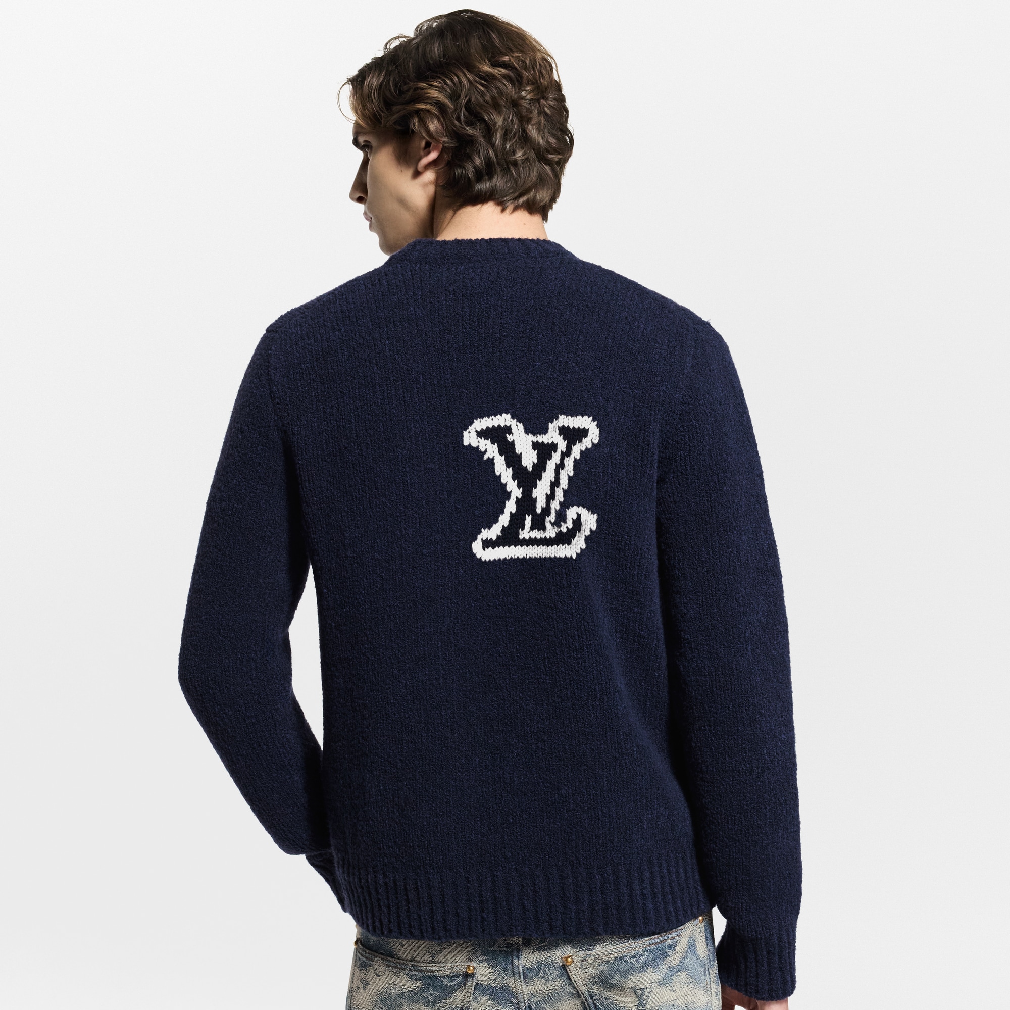 LV Intarsia Crewneck  in Đồ Nam