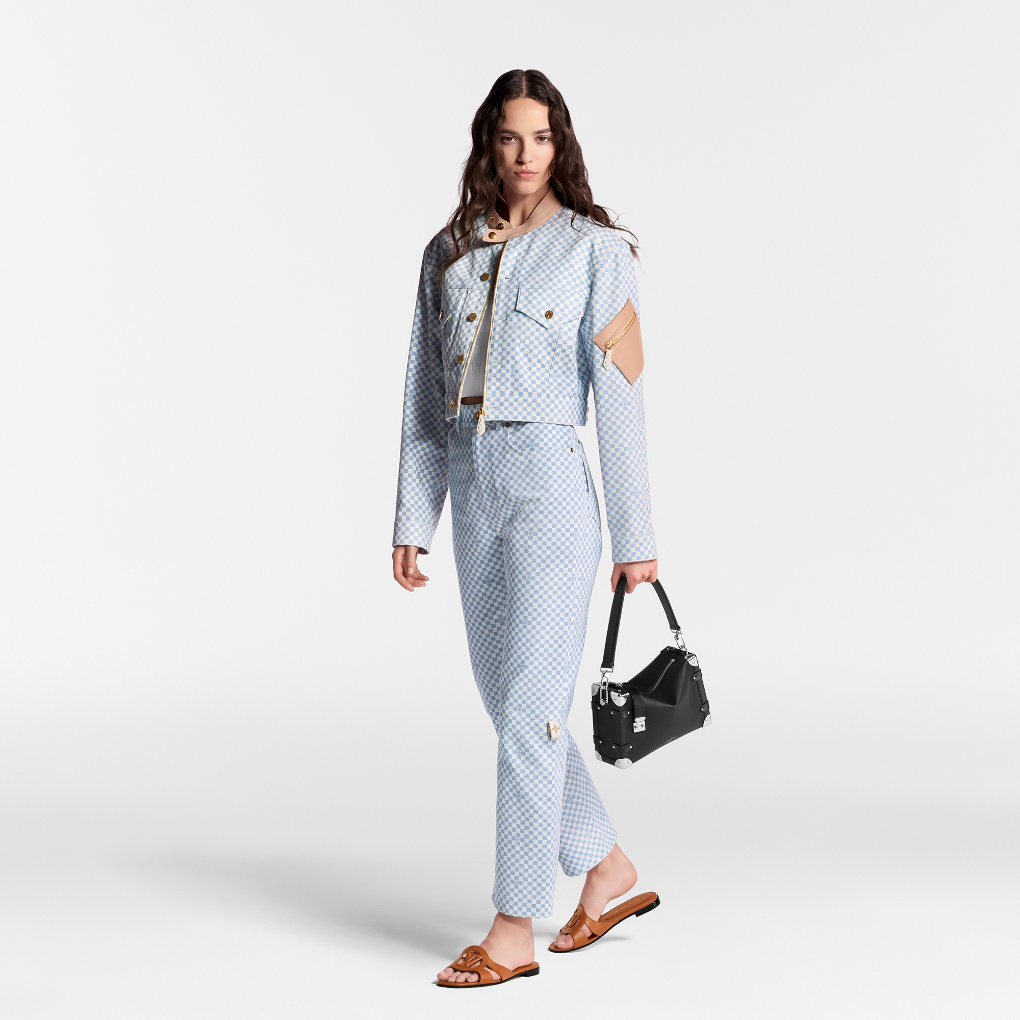 Dép LV Isola Flat Mule  in Đồ Nữ