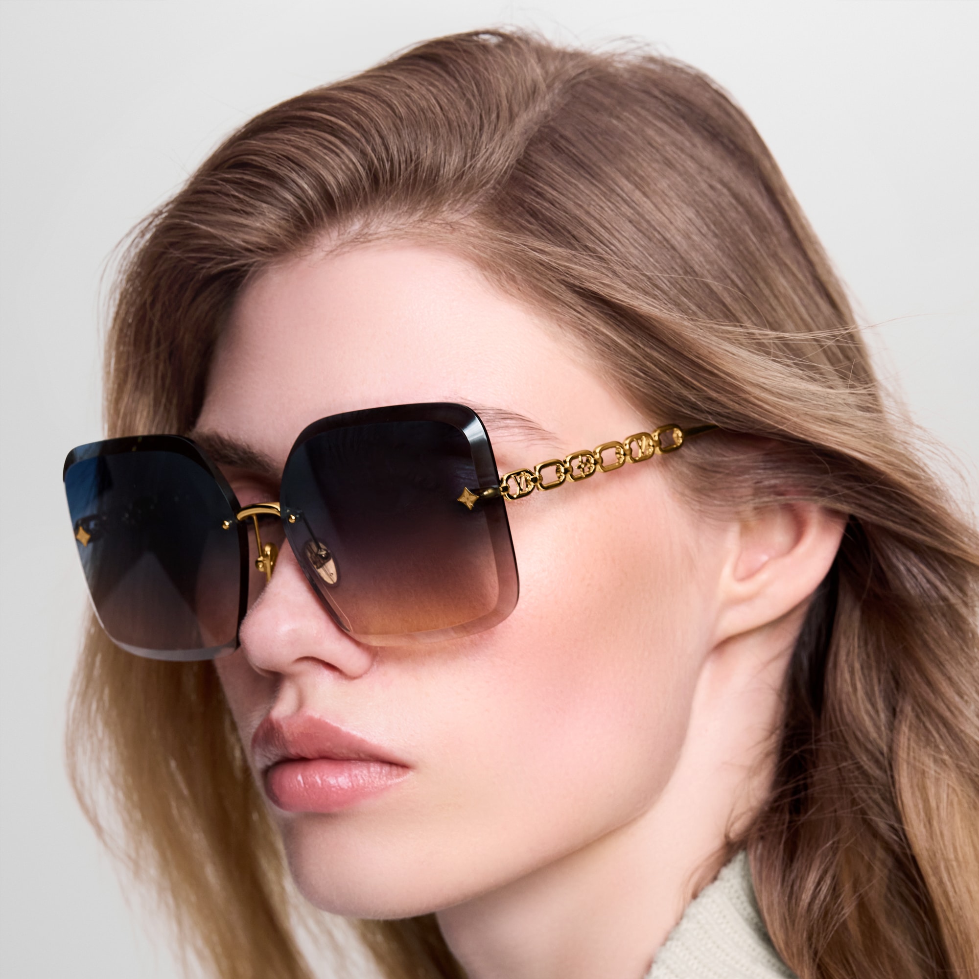 Mắt Kính Dáng Vuông LV Jewel . in Đồ Nữ