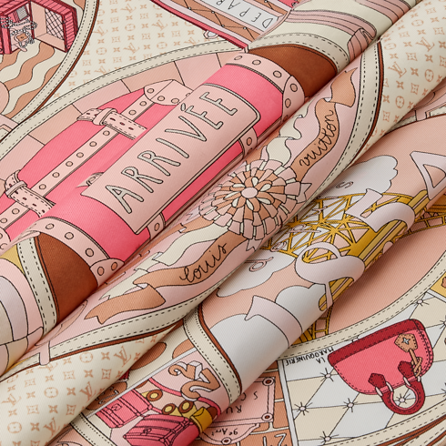 Khăn Lụa Vuông LV Journey 90 . in Đồ Nữ's Phụ kiện Khăn lụa collections by Louis Vuitton (Thu phóng sản phẩm)