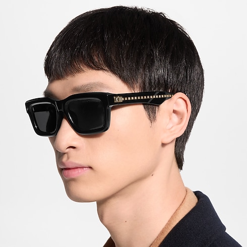 Mắt Kính Dáng Vuông LV Journey . in Đồ Nam's Phụ kiện Mắt kính collections by Louis Vuitton (Thu phóng sản phẩm)