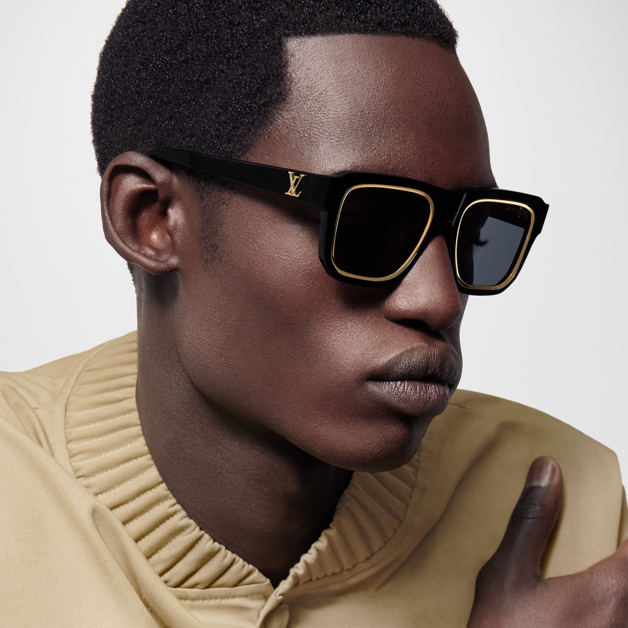 Mắt Kính Dáng Vuông LV Legacy - Cỡ Lớn . in Đồ Nam