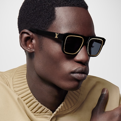 Mắt Kính Dáng Vuông LV Legacy - Cỡ Lớn . in Đồ Nam's Phụ kiện Mắt kính collections by Louis Vuitton (Thu phóng sản phẩm)