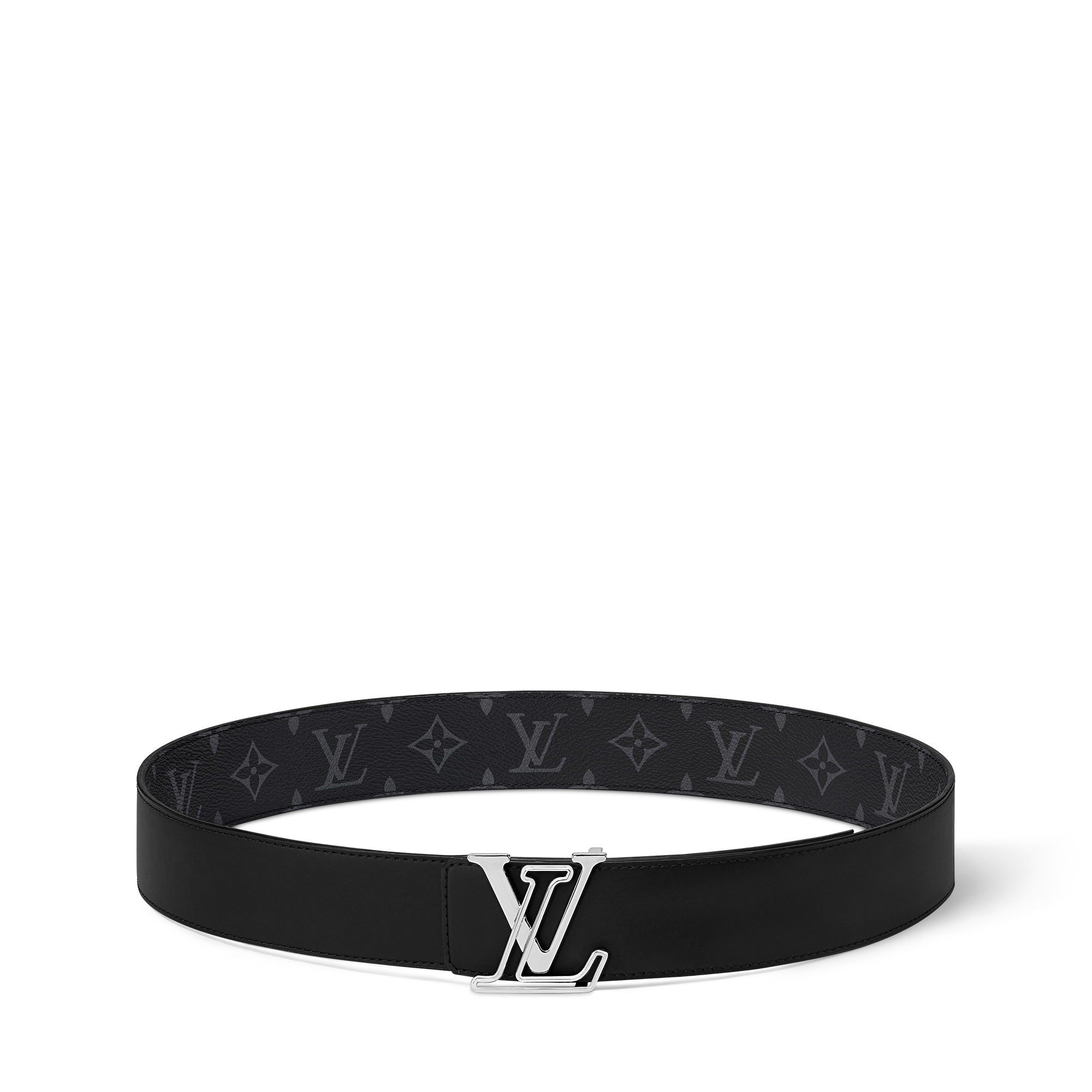 Thắt Lưng Hai Mặt LV Line 40MM Monogram Eclipse in Đồ Nam