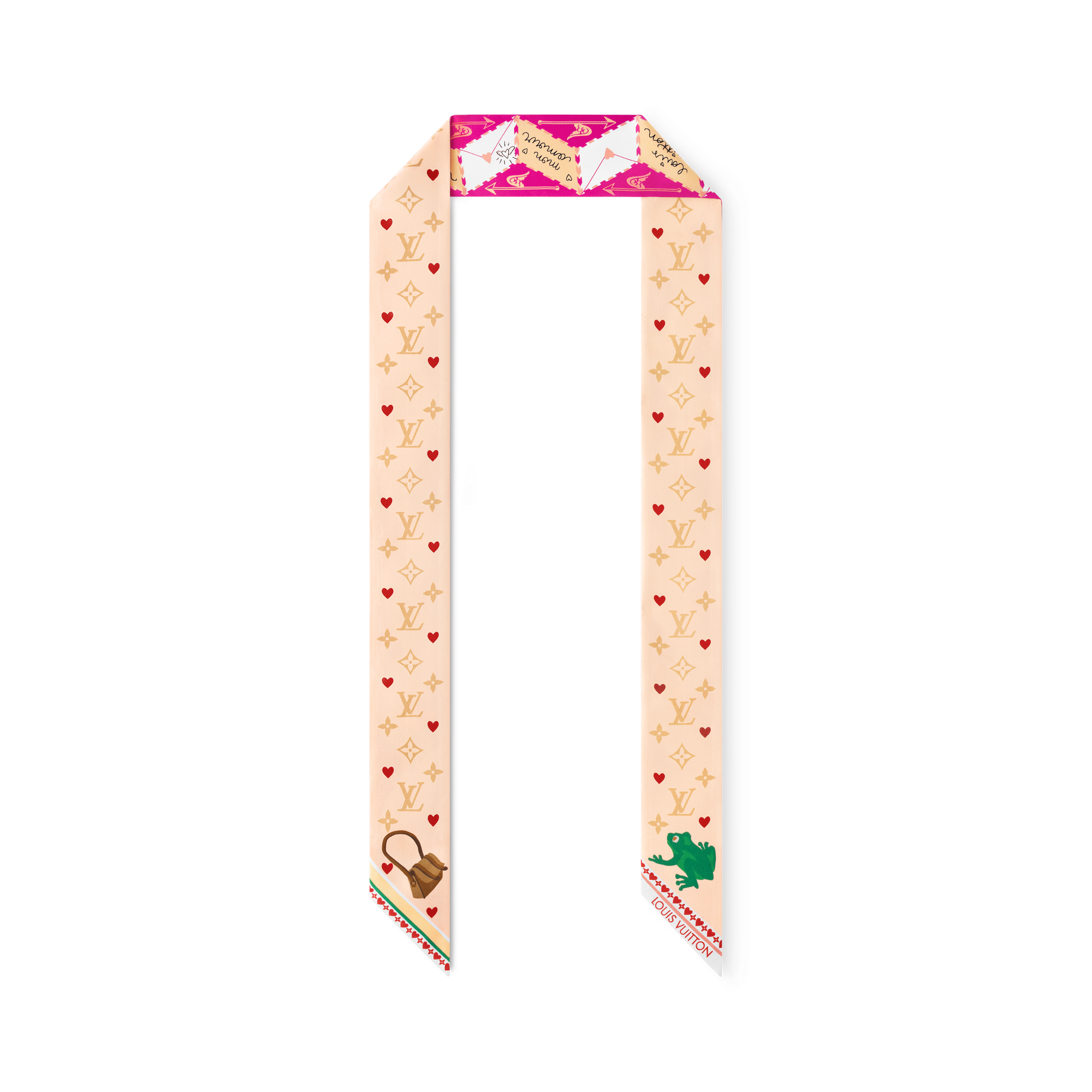 Khăn Lụa LV Love Letters BB . in Đồ Nữ