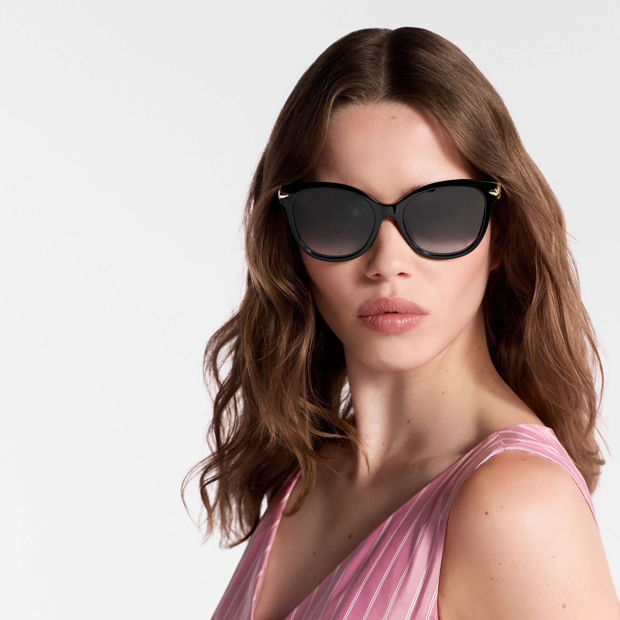 Mắt Kính Dáng Tròn LV Malletage Light . in Đồ Nữ