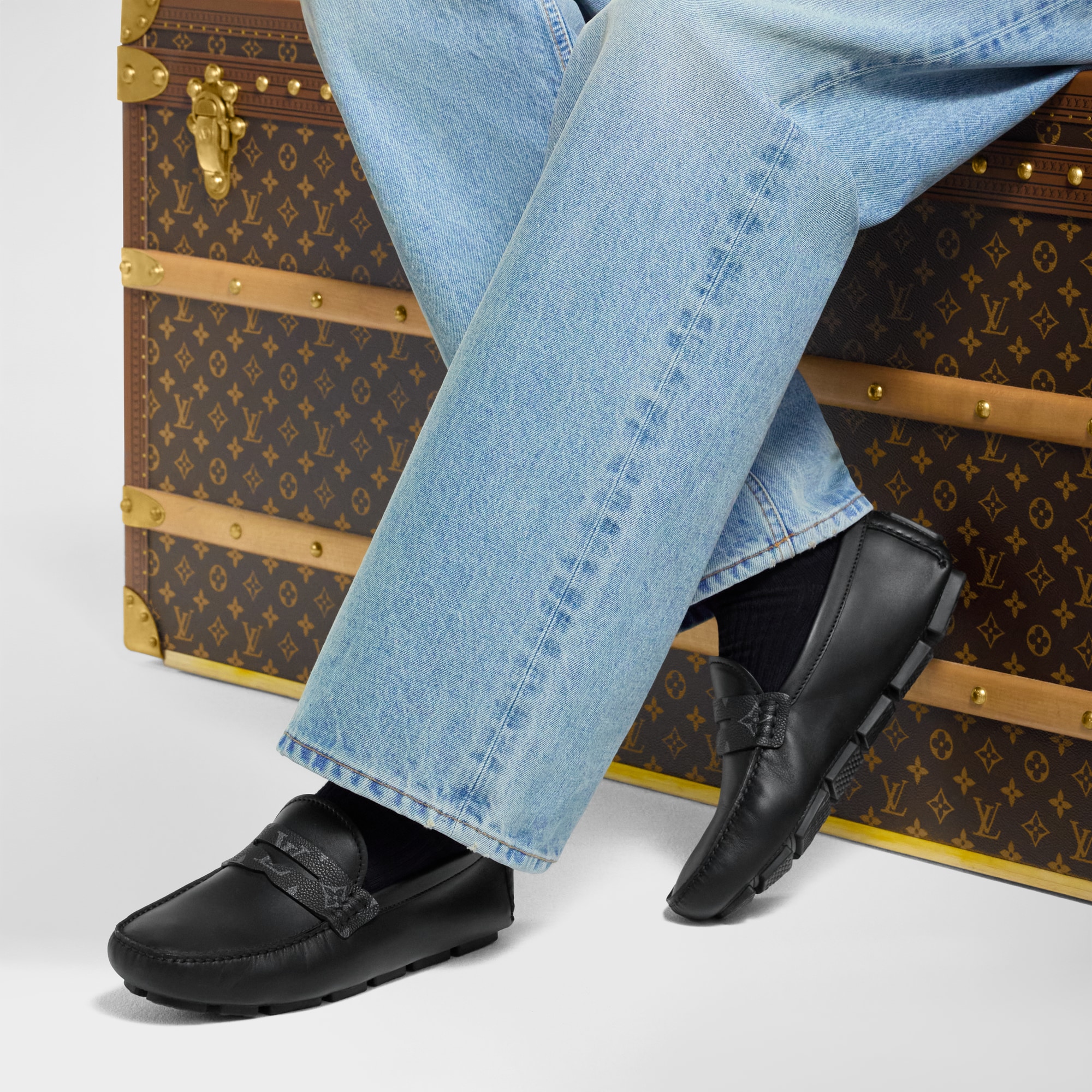 Giày LV Monza Moccasin  in Đồ Nam