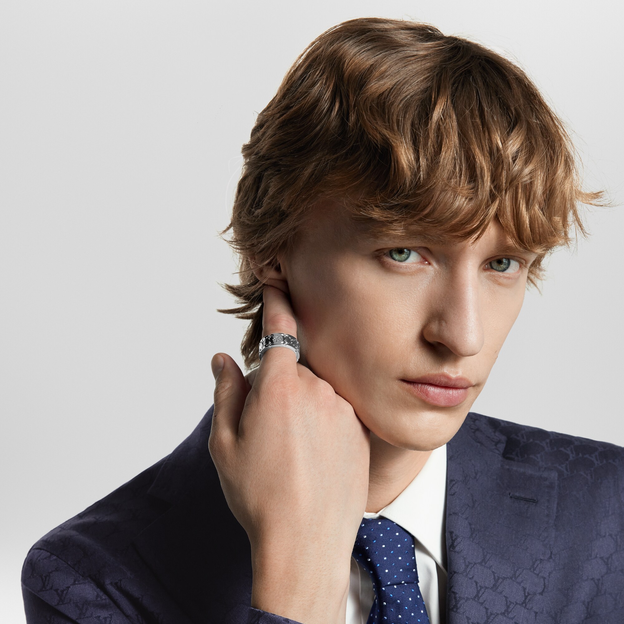 Nhẫn LV Mosaic . in Đồ Nam