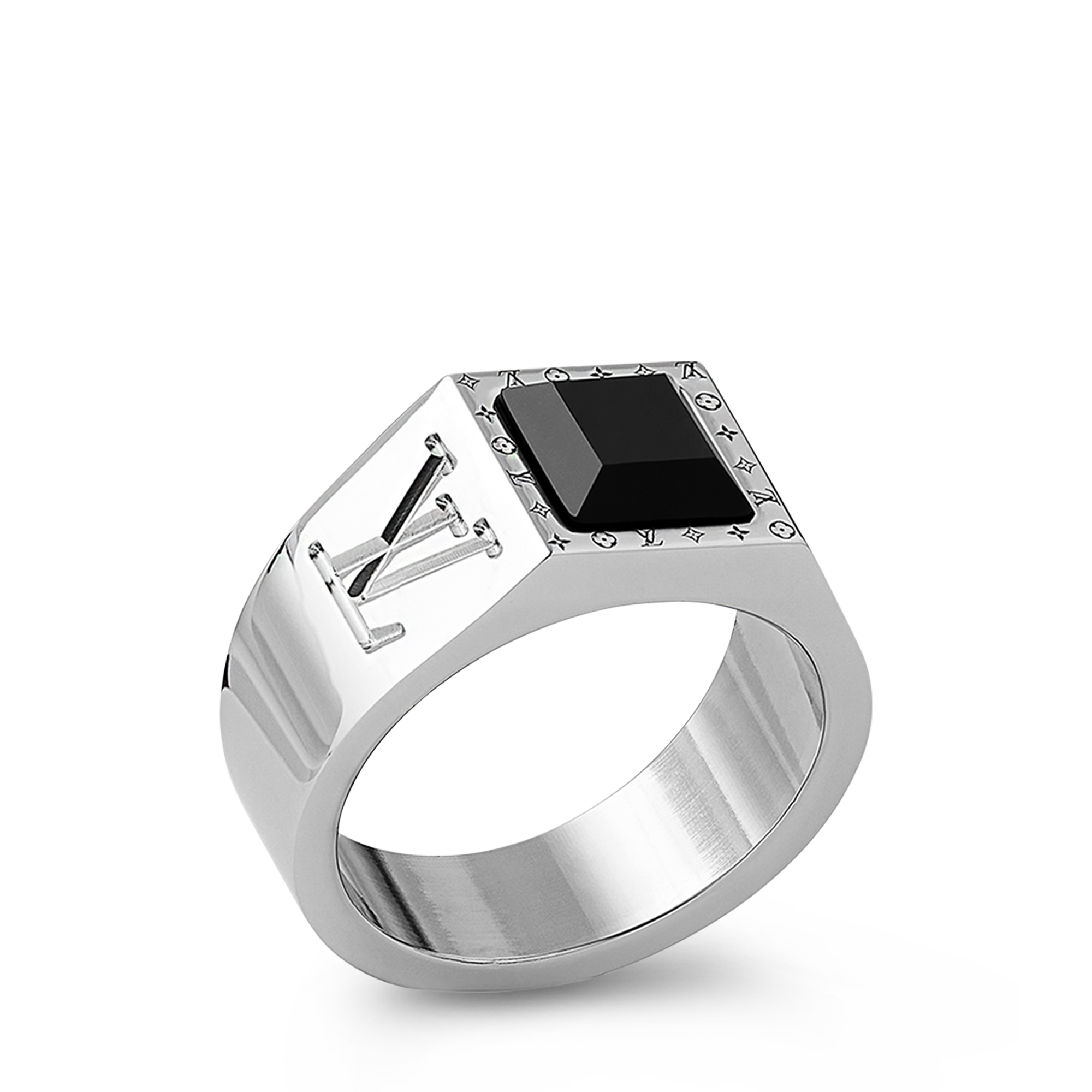 Nhẫn LV Onyx Signet  . in Đồ Nam