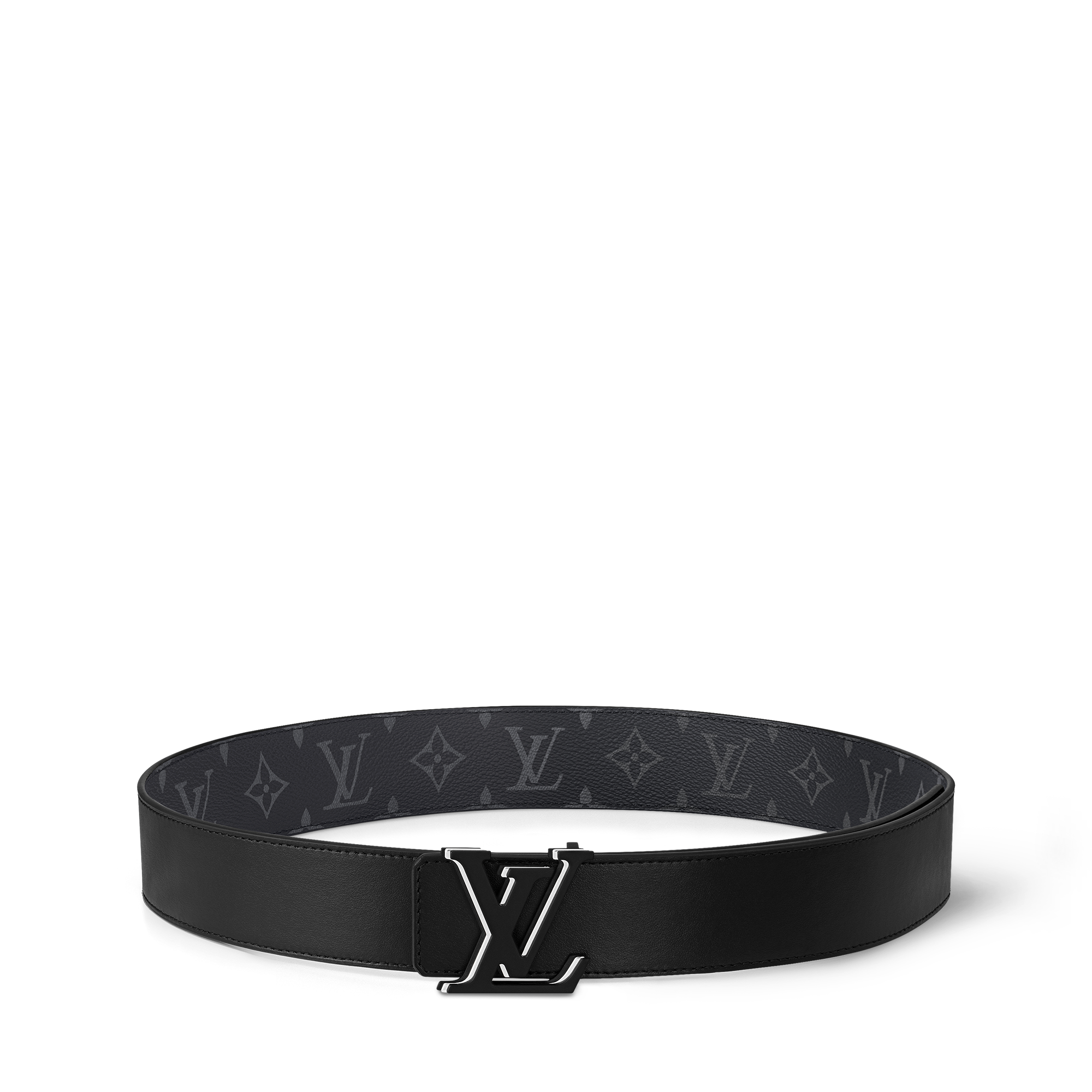 Thắt Lưng Hai Mặt LV Optic 40MM Monogram Eclipse in Đồ Nam