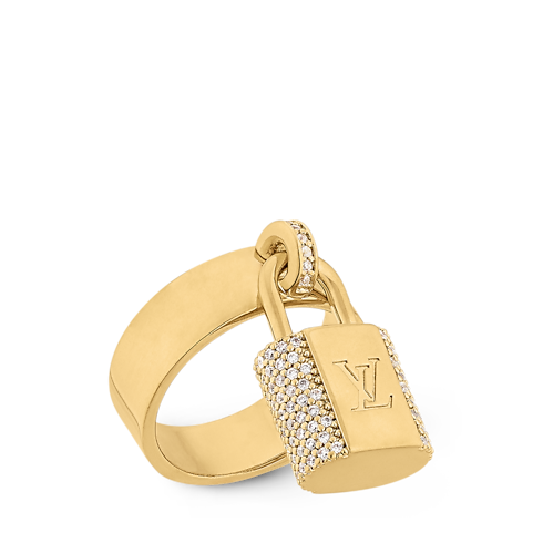 Nhẫn LV Padlock . in Đồ Nữ's Trang sức thời trang Nhẫn collections by Louis Vuitton (Thu phóng sản phẩm)