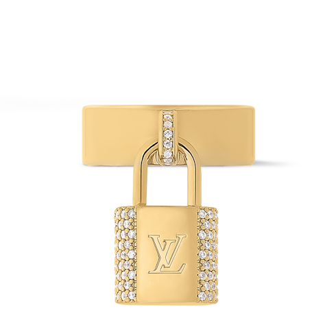 Nhẫn LV Padlock . in Đồ Nữ's Trang sức thời trang Nhẫn collections by Louis Vuitton (Thu phóng sản phẩm)