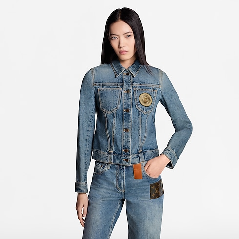Áo Khoác Denim in Đồ Nữ's Trang phục Áo khoác ngoài collections by Louis Vuitton (Thu phóng sản phẩm)