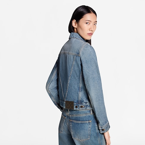 Áo Khoác Denim in Đồ Nữ's Trang phục Áo khoác ngoài collections by Louis Vuitton (Thu phóng sản phẩm)