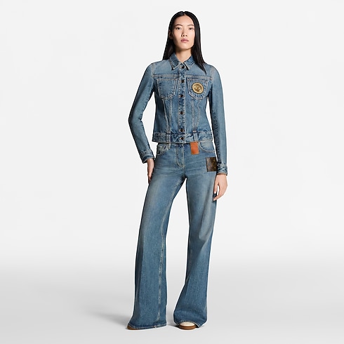 Áo Khoác Denim in Đồ Nữ's Trang phục Áo khoác ngoài collections by Louis Vuitton (Thu phóng sản phẩm)