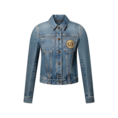 Áo Khoác Denim in Đồ Nữ's Trang phục Áo khoác ngoài collections by Louis Vuitton (Thu phóng sản phẩm)