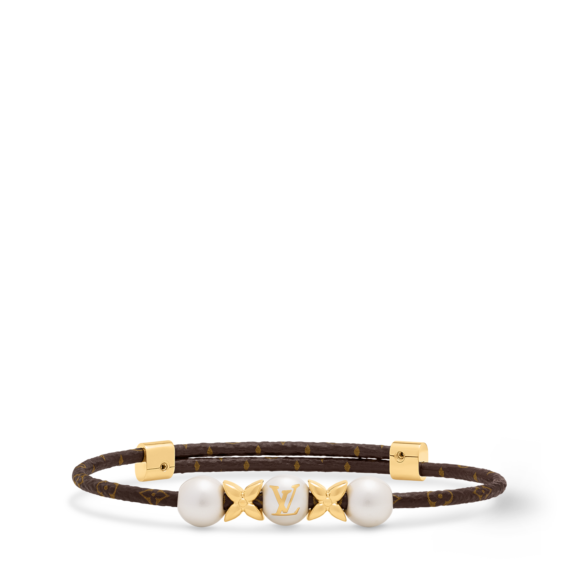 Vòng Tay LV Pearls Mix Các loại da khác in Đồ Nữ