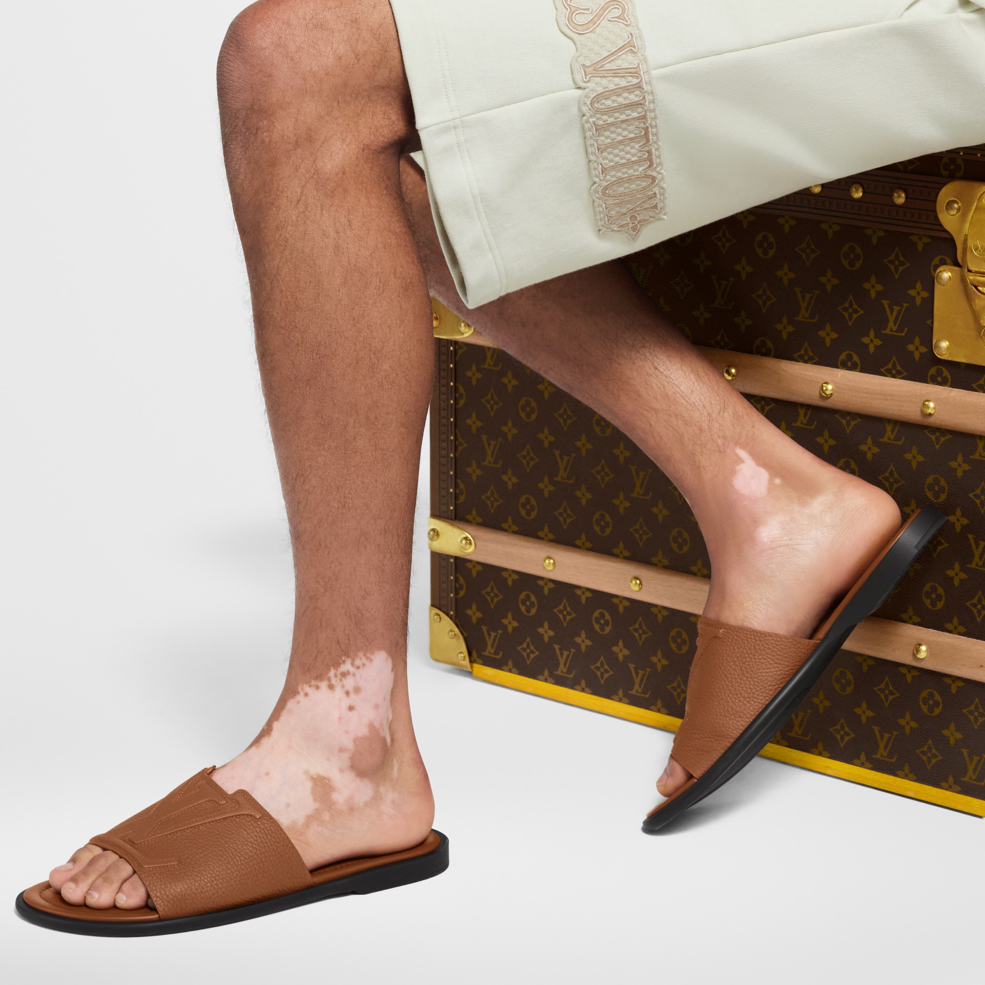 Dép LV Portofino Mule  in Đồ Nam