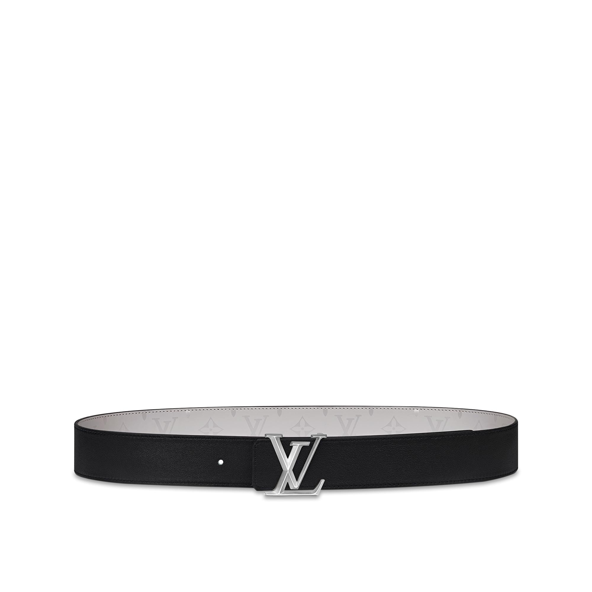 Thắt Lưng Hai Mặt LV Pyramide 40MM Các loại da khác in Đồ Nam