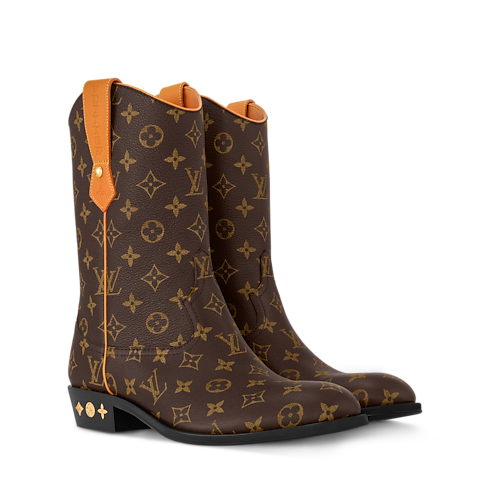 Giày Bốt LV Rider in Đồ Nam's Giày Giày bốt collections by Louis Vuitton (Thu phóng sản phẩm)