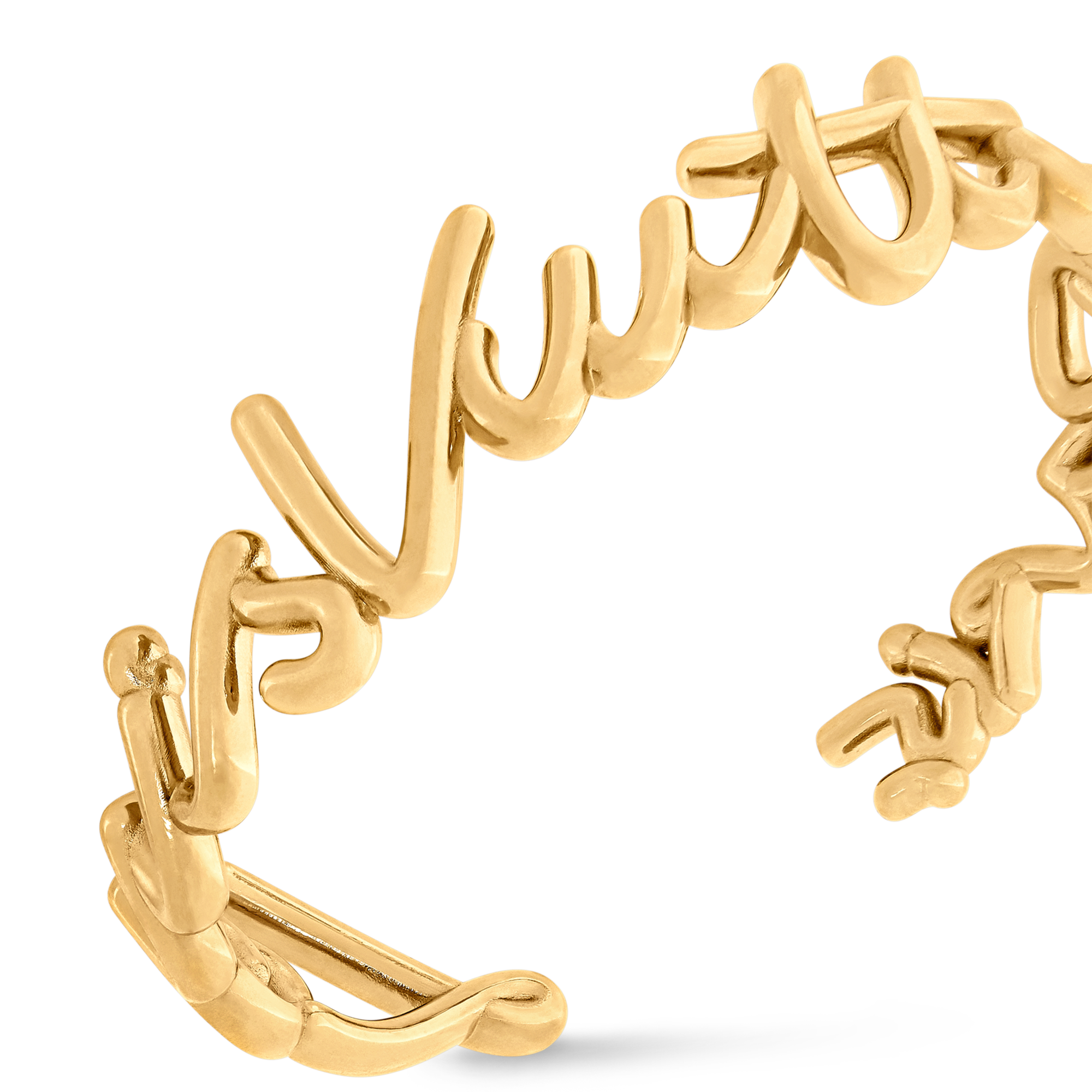 Vòng Tay LV Script . in Đồ Nữ