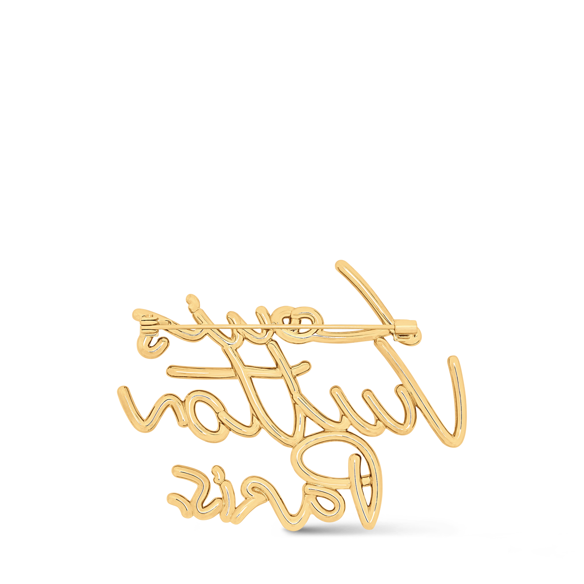 Ghim Cài LV Script . in Đồ Nữ
