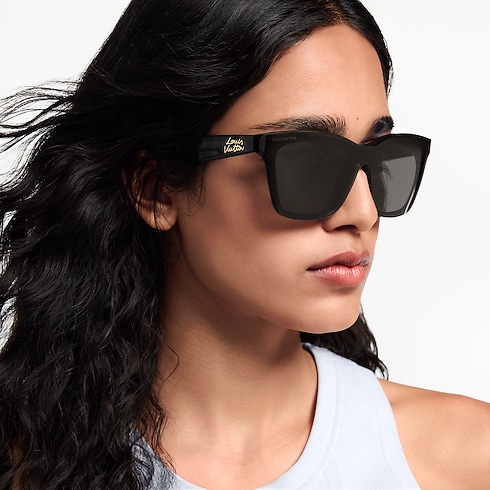 Mắt Kính Dáng Vuông LV Script . in Đồ Nữ's Phụ kiện Mắt kính collections by Louis Vuitton (Thu phóng sản phẩm)