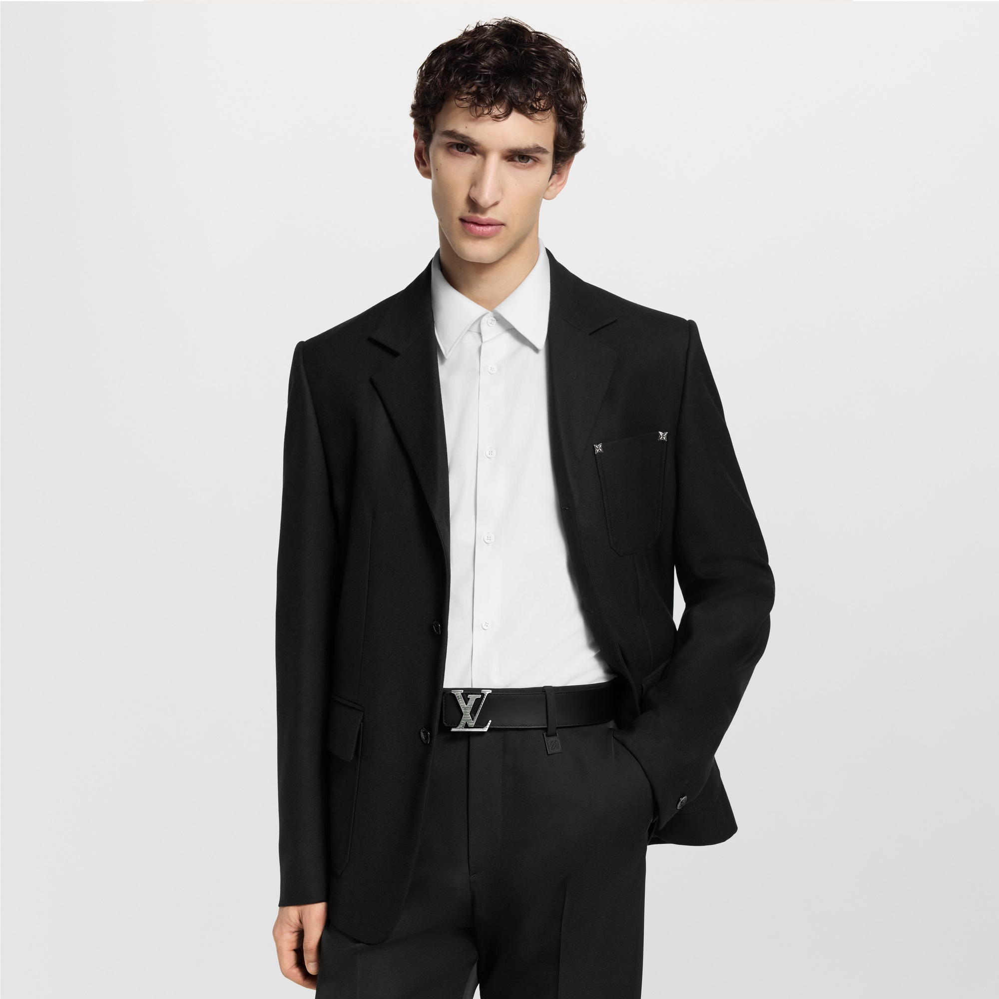 Thắt Lưng Hai Mặt LV Shadow 40MM Monogram Shadow in Đồ Nam