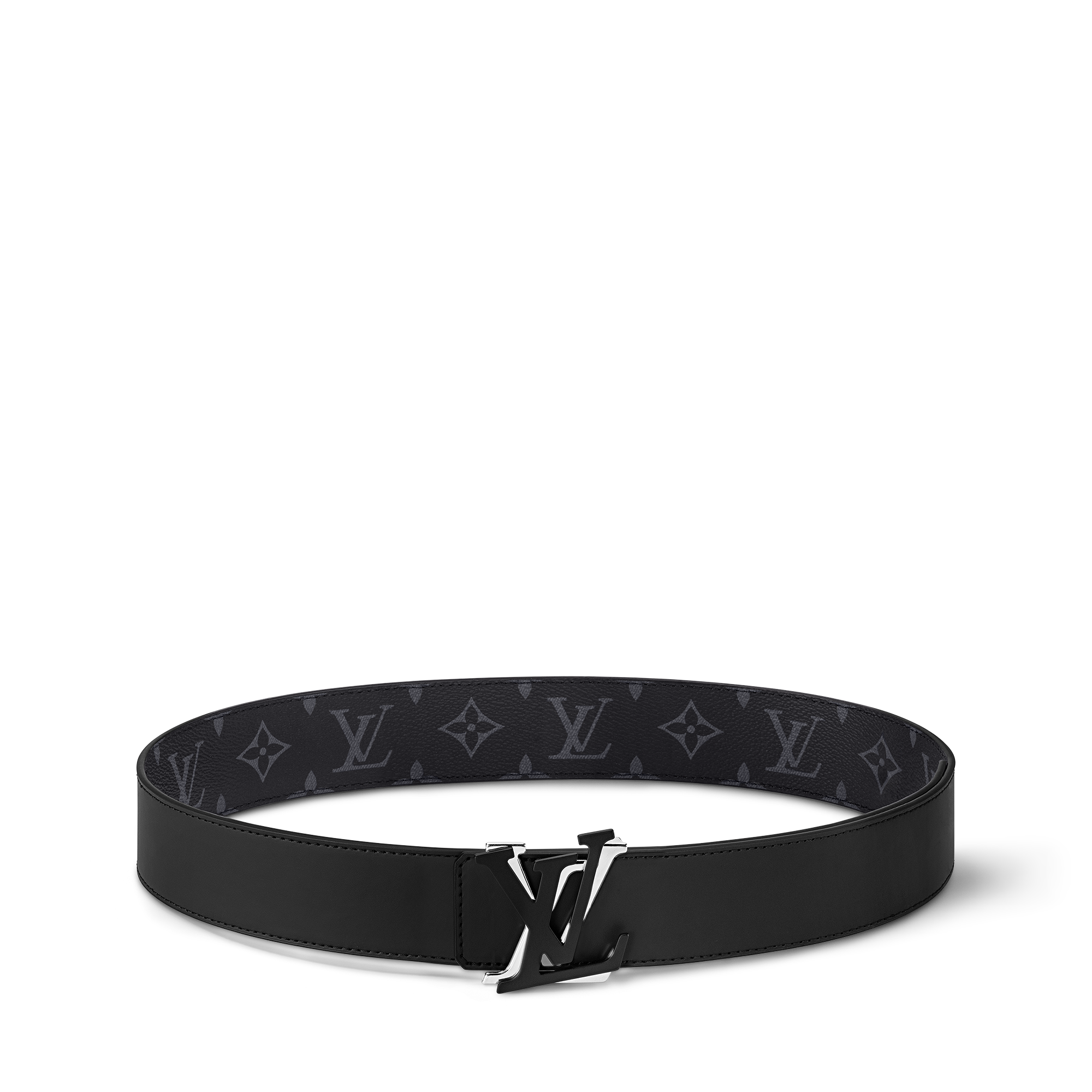 Thắt Lưng Hai Mặt LV Shake 40MM Monogram Eclipse in Đồ Nam