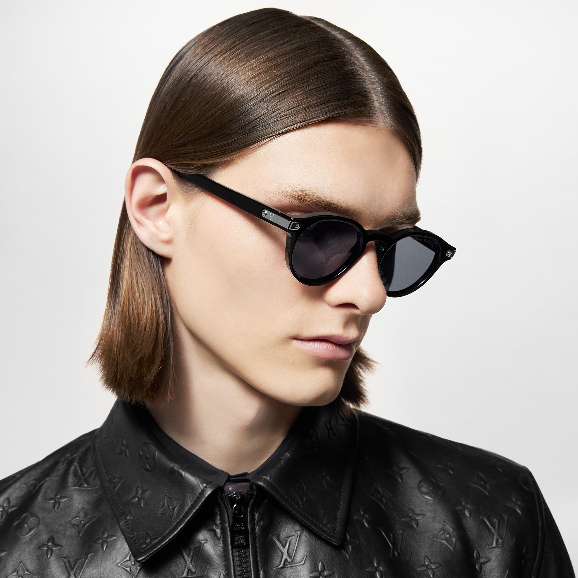 Mắt Kính Dáng Tròn LV Signature - Cỡ M . in Đồ Nam