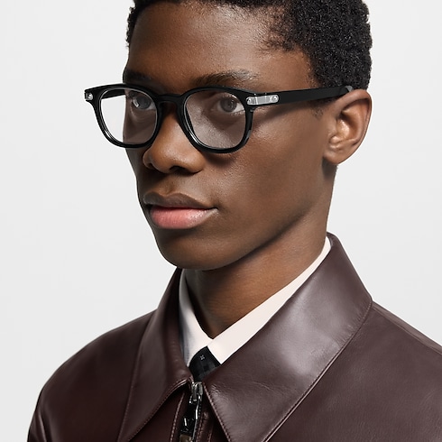 Mắt Kính Chống Ánh Sáng Xanh LV Signature - Dáng Vuông Bo Tròn . in Đồ Nam's Phụ kiện Mắt kính collections by Louis Vuitton (Thu phóng sản phẩm)