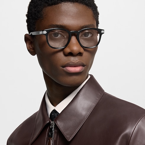 Mắt Kính Chống Ánh Sáng Xanh LV Signature - Dáng Vuông Bo Tròn . in Đồ Nam's Phụ kiện Mắt kính collections by Louis Vuitton (Thu phóng sản phẩm)